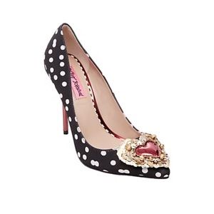 Betsey Johnson Embellished Pumps